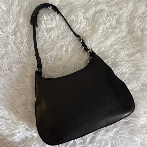 y2k COACH Vintage 2002 Black Mini Legacy 8319 Shoulder Bag Hobo - Picture 3 of 9